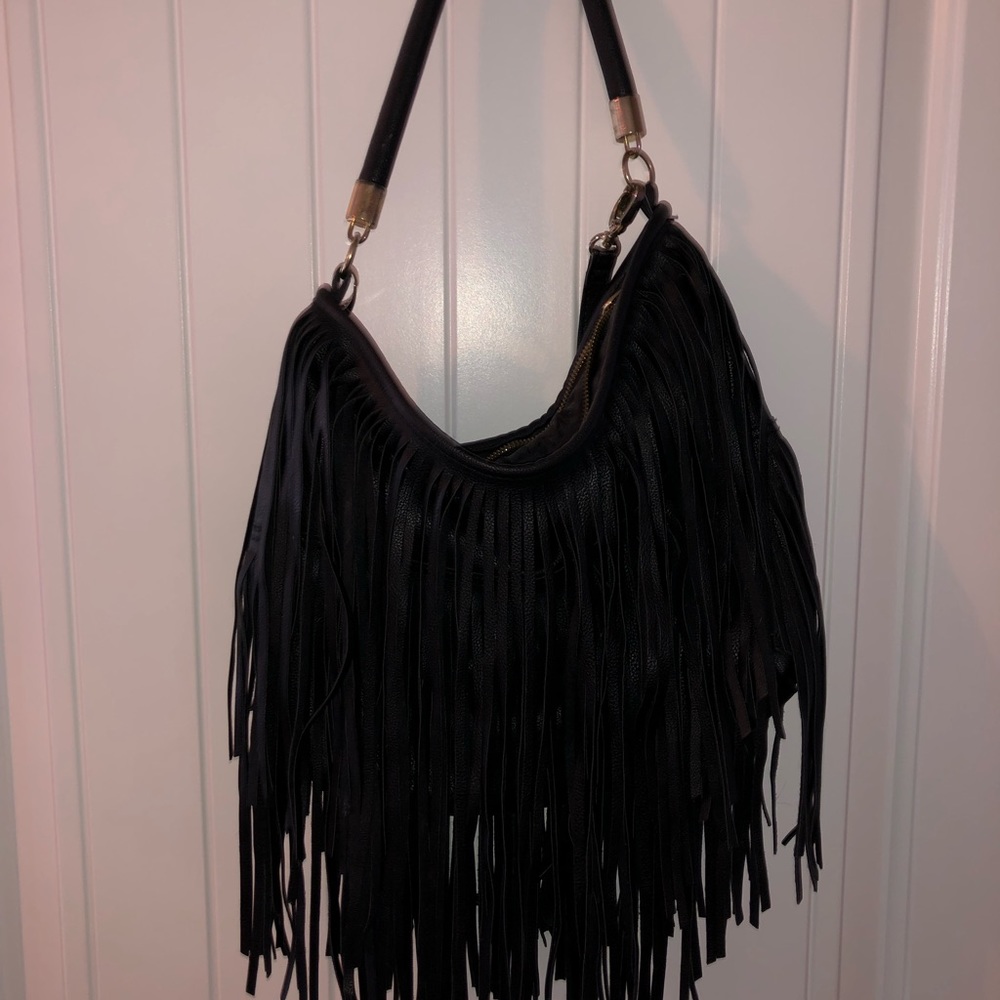 Black Fringe purse